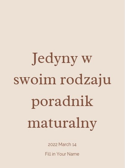 pdf matura